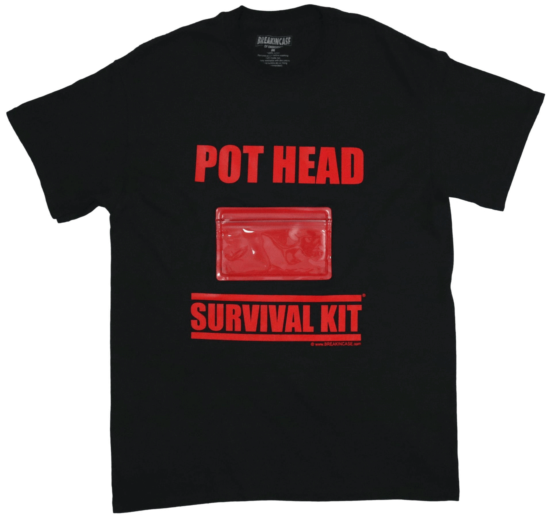 pothead gifs Pothead Survival Kit T-shirt – Breakincase